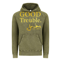 Vintage Olive good trouble john lewis signature Vintage Hoodie - linhVisuals