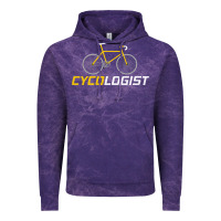Cloud Purple cycologist funny cycling and bicycle sport design cycler humor gift bi Vintage Hoodie - linhVisuals