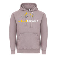 Vintage Zinc cycologist funny cycling and bicycle sport design cycler humor gift bi Vintage Hoodie - linhVisuals