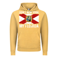 Vintage Mustard don't new york my florida vintage flag funny saying gift Vintage Hoodie - linhVisuals