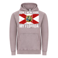 Vintage Zinc don't new york my florida vintage flag funny saying gift Vintage Hoodie - linhVisuals
