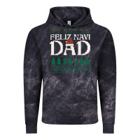 Cloud Black feliz navi dad ugly christmas sweater funny spanish xmas pun gift for Vintage Hoodie - linhVisuals