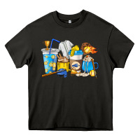Asphalt Softball coffee cups Heavy Core Tee - HowdyJamesFarm