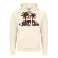 Vintage Artic florida man state funny meme vintage palm trees and sunset retro sun Vintage Hoodie - linhVisuals