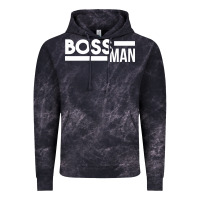 Cloud Black boss man Vintage Hoodie - linhVisuals