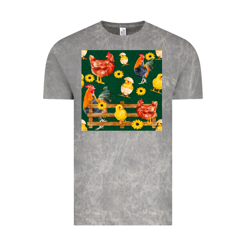 Farm Life Seamless Pattern Vintage Tee by FaDigitalArtStudio | Teevron