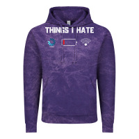Cloud Purple funny things i hate low battery and wifi connection Vintage Hoodie - linhVisuals