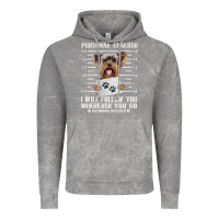 Cloud Rock funny yorkie personal stalker yorkshire terrier  dog i will follow you Vintage Hoodie - linhVisuals