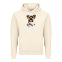 Vintage Artic funny yorkie personal stalker yorkshire terrier  dog i will follow you Vintage Hoodie - linhVisuals