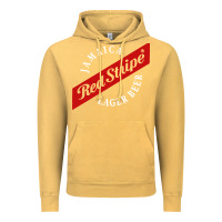 Vintage Mustard jamaica red stripe lager beer Vintage Hoodie - linhVisuals