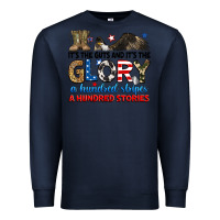 Navy it's the guts and it's the glory a hundred stories Premium Sweatshirt - RanaPortraitStore