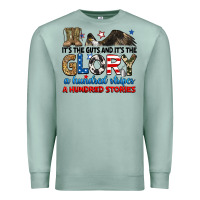 Seafoam it's the guts and it's the glory a hundred stories Premium Sweatshirt - RanaPortraitStore