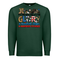Sports Green it's the guts and it's the glory a hundred stories Premium Sweatshirt - RanaPortraitStore