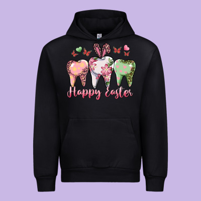 Happy Easter Dental Urban Hoodie Designed By Ranaportraitstore