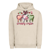 Pigment French Oak Happy Easter Dental Urban Hoodie - RanaPortraitStore