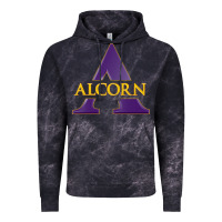 Cloud Black Alcorn Athletics Vintage Hoodie - linhVisuals