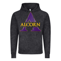 Vintage Black Alcorn Athletics Vintage Hoodie - linhVisuals