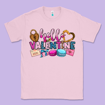 Hello Valentine Classic Tee Designed By Oliviacreatesart
