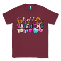 Burgundy hello valentine Classic Tee - OliviaCreatesArt