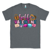 Charcoal Heather hello valentine Classic Tee - OliviaCreatesArt