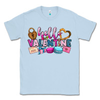 Dusty Blue hello valentine Classic Tee - OliviaCreatesArt