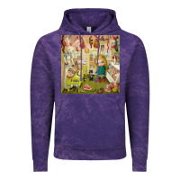 Cloud Purple Mark Ryden - The Magic Sircus Vintage Hoodie - linhVisuals
