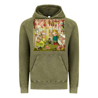 Vintage Olive Mark Ryden - The Magic Sircus Vintage Hoodie - linhVisuals