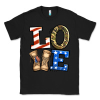 Black love 4th of july army veteran Classic Tee - Jasminsmagicworld