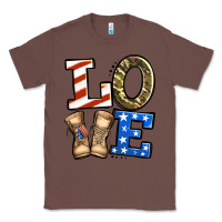Chestnut love 4th of july army veteran Classic Tee - Jasminsmagicworld