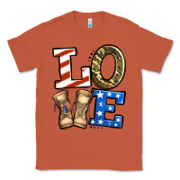 Copper love 4th of july army veteran Classic Tee - Jasminsmagicworld