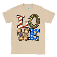 Mushroom love 4th of july army veteran Classic Tee - Jasminsmagicworld