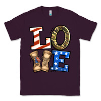 Plum love 4th of july army veteran Classic Tee - Jasminsmagicworld