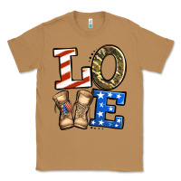 Toasted Coconut love 4th of july army veteran Classic Tee - Jasminsmagicworld