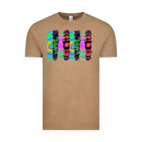 Vintage Coffee tie dye brushstrokes Vintage Tee - RanaPortraitStore