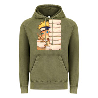 Vintage Olive Nar Manga Ruto Ramen Vintage Hoodie - linhVisuals