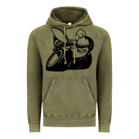 Vintage Olive Scat pack Vintage Hoodie - linhVisuals