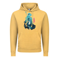 Vintage Mustard Nier Automata Vintage Hoodie - linhVisuals