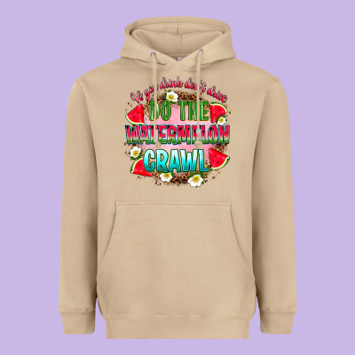 If You Drink Don't Drive Do The Watermelon Crawl Heavyweight Hoodie Designed By Ranaportraitstore