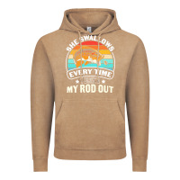 Vintage Coffee she swallows every time i bring my rod t  shirt she swallows every tim Vintage Hoodie - linhVisuals