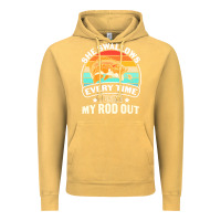Vintage Mustard she swallows every time i bring my rod t  shirt she swallows every tim Vintage Hoodie - linhVisuals