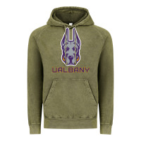 Vintage Olive Ualbany Great Danes Vintage Hoodie - linhVisuals