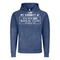 Vintage Denim i lost my virginity at shen yun 2022   t shirt Vintage Hoodie - linhVisuals