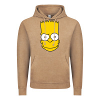 Vintage Coffee kartun bart simpson mask Vintage Hoodie - linhVisuals