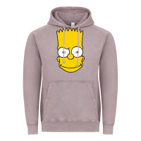 Vintage Zinc kartun bart simpson mask Vintage Hoodie - linhVisuals