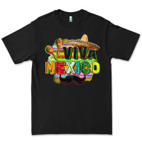 Black Viva Mexico Premium Tee - FaDigitalArtStudio
