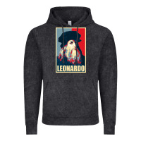 Vintage Black leonardo Vintage Hoodie - linhVisuals