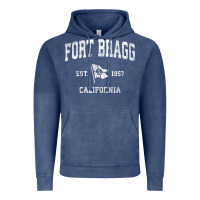 Vintage Denim fort bragg california ca vintage boat anchor flag design tee Vintage Hoodie - linhVisuals