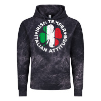 Cloud Black irish temper italian attitude t shirt st patrick's day t shirt Vintage Hoodie - linhVisuals