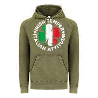 Vintage Olive irish temper italian attitude t shirt st patrick's day t shirt Vintage Hoodie - linhVisuals