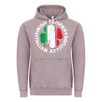 Vintage Zinc irish temper italian attitude t shirt st patrick's day t shirt Vintage Hoodie - linhVisuals